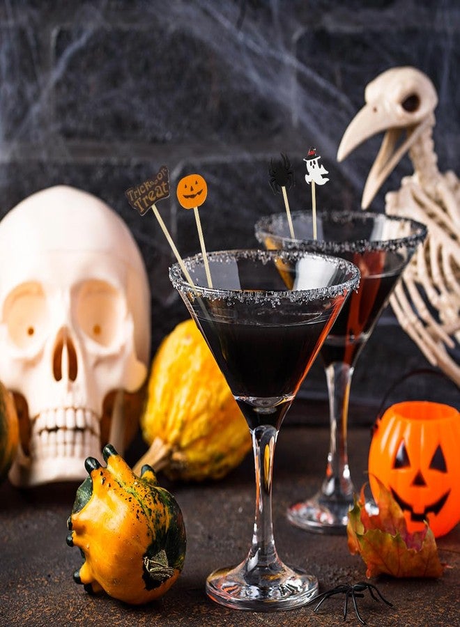 Cidenbio Cocktail Picks 100PCS 4.7 Inch Toothpicks for Appetizers Halloween Cocktail Picks for Dinks Appetizers Fruit Kabobs Charcuterie Boards Accessories Halloween Party Supplies (trick or treat) - Image 5